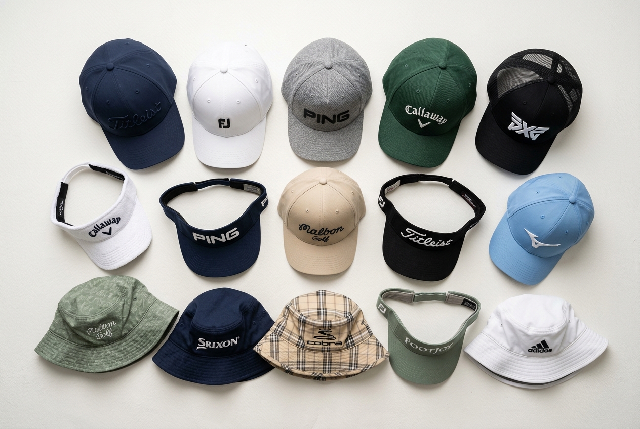 Best golf hats 2026 — caps, bucket hats, and visors for men's golf